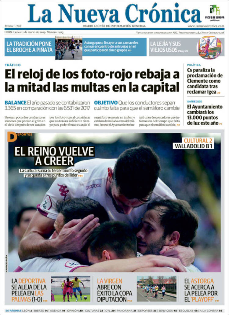 Portada de La Nueva Crónica (España)