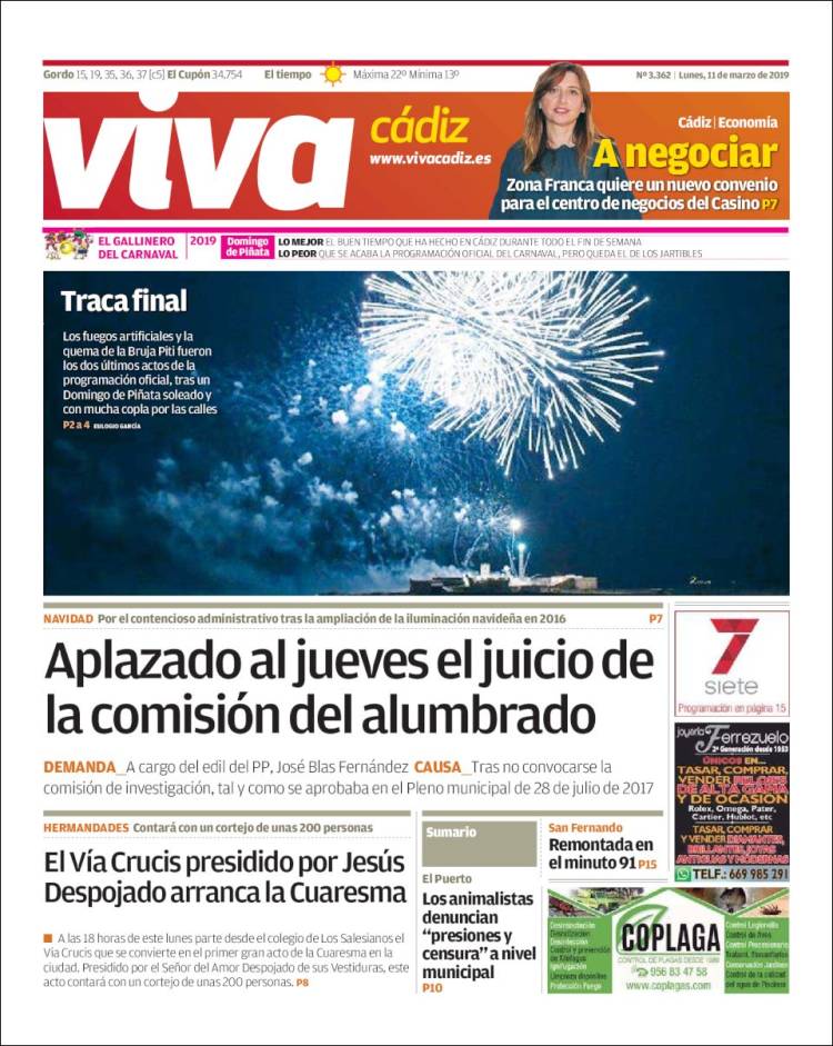 Portada de Viva Cadiz (España)