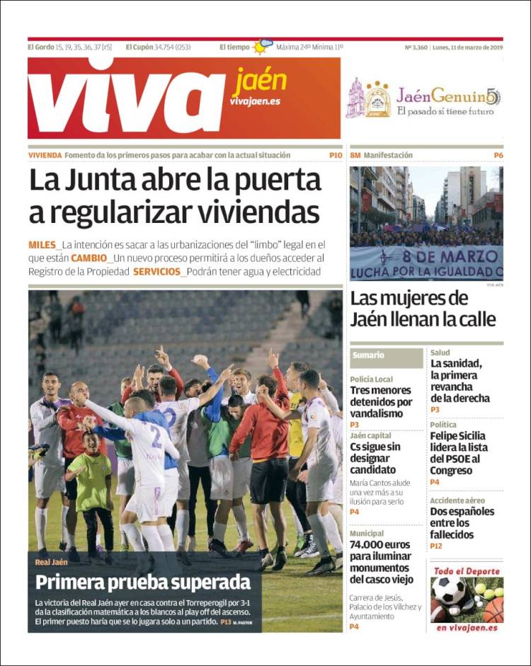 Portada de Viva Jaén (España)