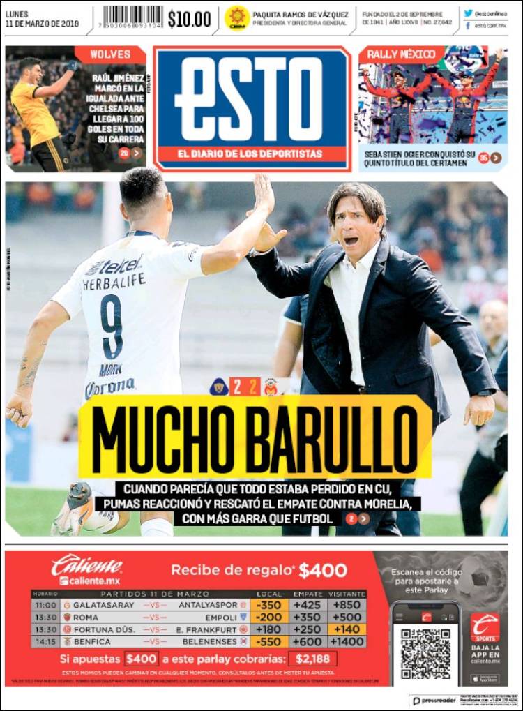 Portada de Esto (M&eacute;xico)