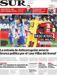 Portada de Diario el Sur (España)