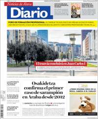 Portada de Noticias de Álava (España)