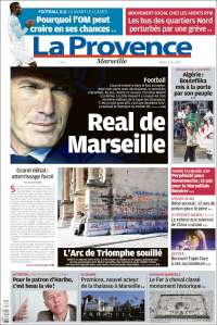 Portada de La Provence (Francia)