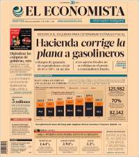 Portada de El Economista (México)