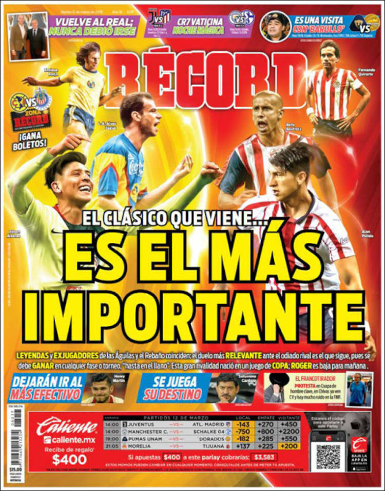 Portada de Record (México)