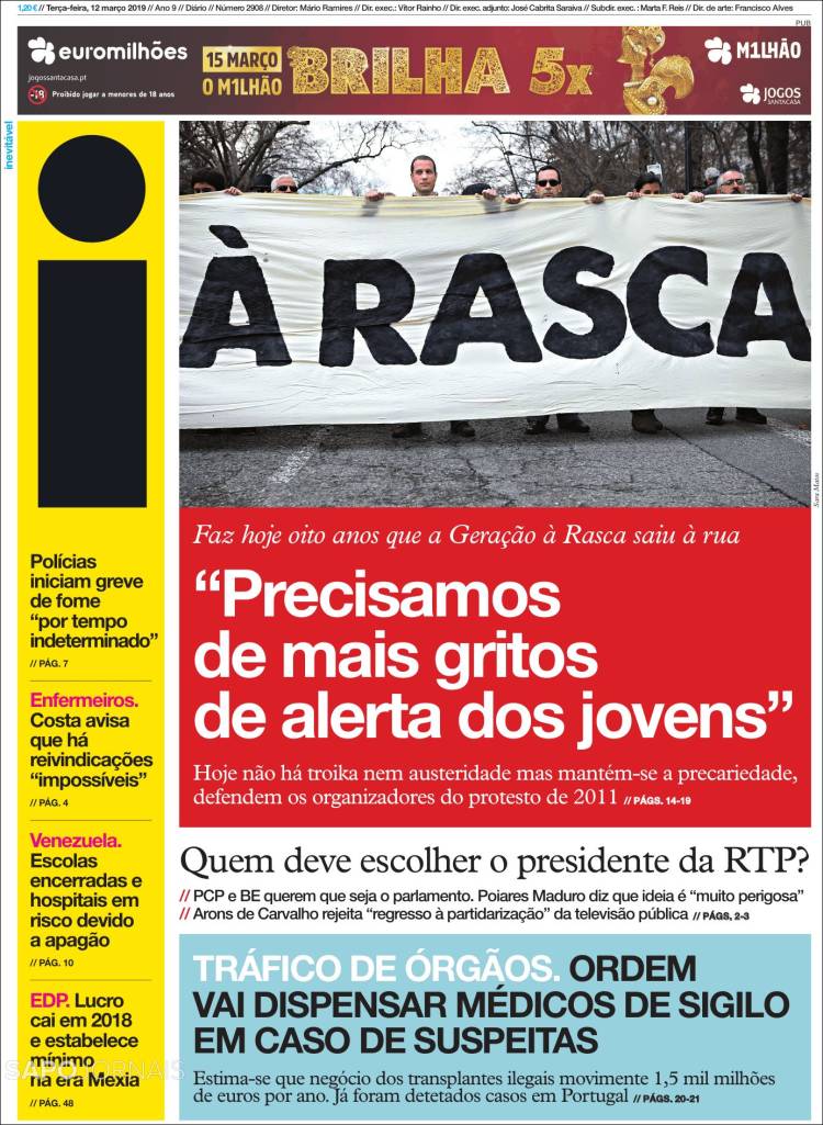 Portada de I - informação (Portugal)