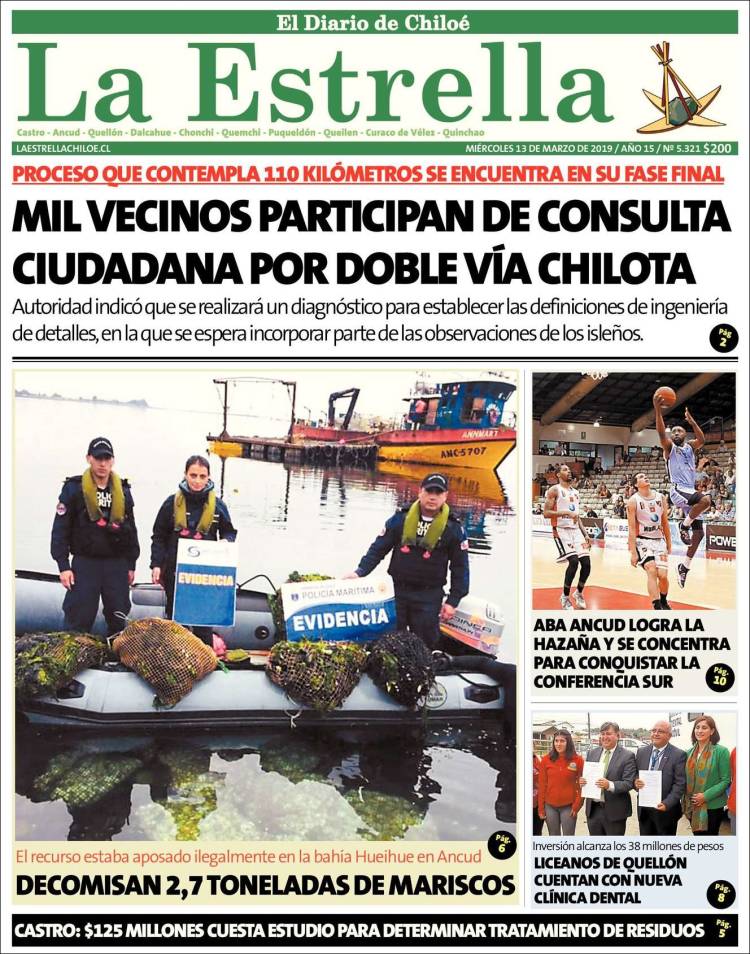 Portada de Estrella de Chiloé (Chile)