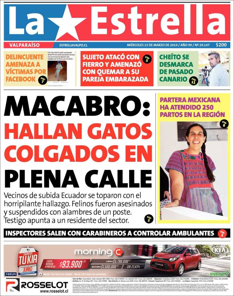 Portada de Estrella de Valparaiso (Chile)