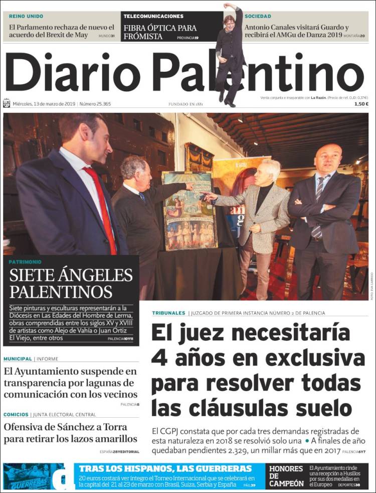 Portada de Diario Palentino (Espa&ntilde;a)