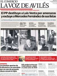 Portada de El Comercio - Avilés (Espa&ntilde;a)