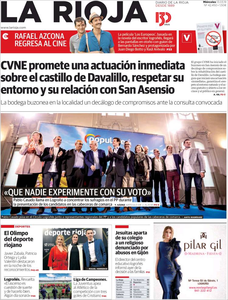 Portada de La Rioja (Espa&ntilde;a)