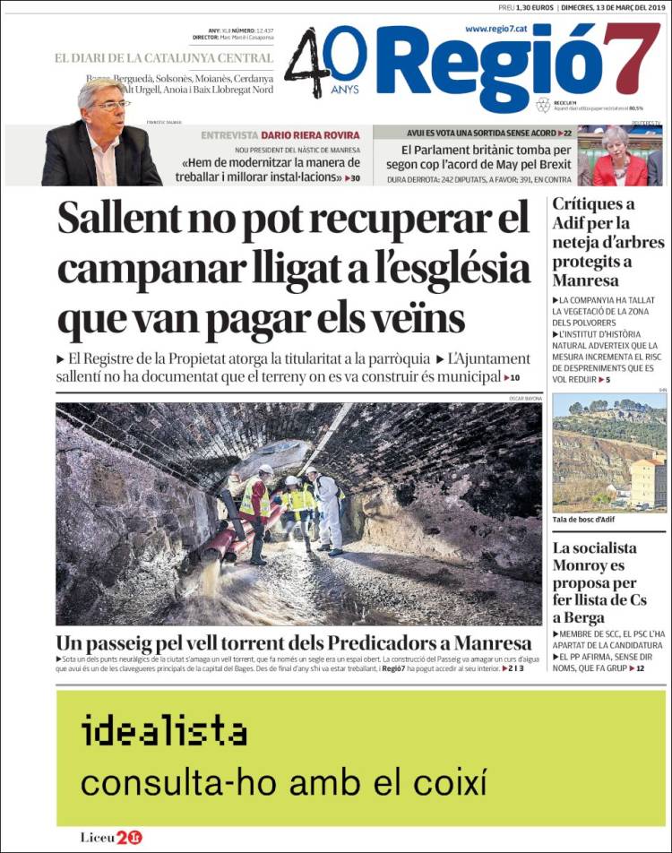 Portada de Regio7 (Espa&ntilde;a)