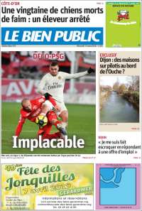 Portada de Le Bien Public (Francia)
