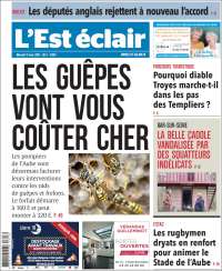 Portada de L'Est Eclair (Francia)