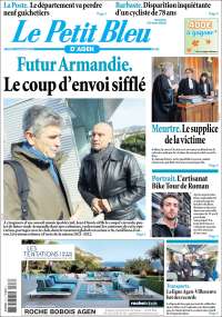 Portada de Le Petit Bleu (Francia)