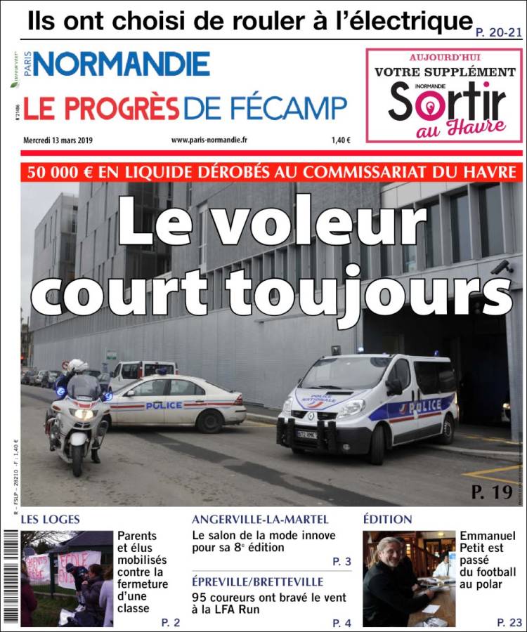 Portada de Progres de Fecamp (Francia)