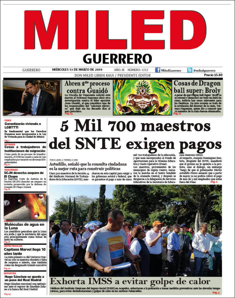 Portada de Miled - Guerrero (Mexico)