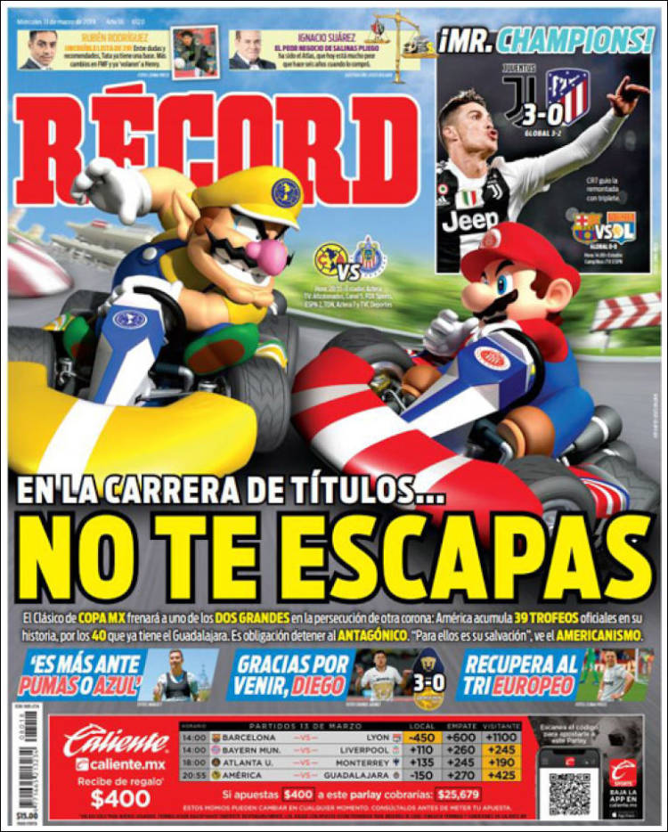 Portada de Record (Mexico)