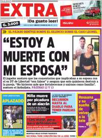 Portada de Diario Extra (Paraguay)