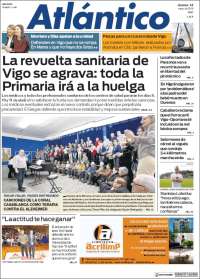 Portada de Atlántico Diario (España)