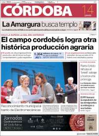 Portada de Diario de Córdoba (España)