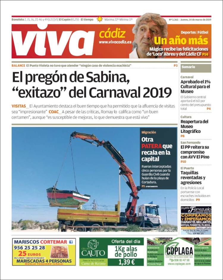 Portada de Información - Cadiz (España)