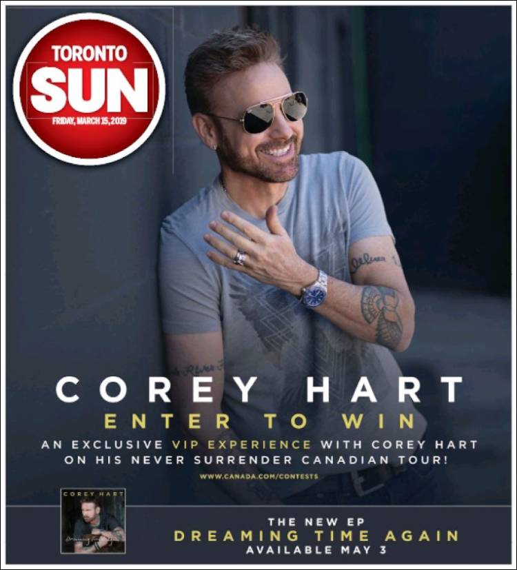 Portada de The Toronto Sun (Canad&aacute;)