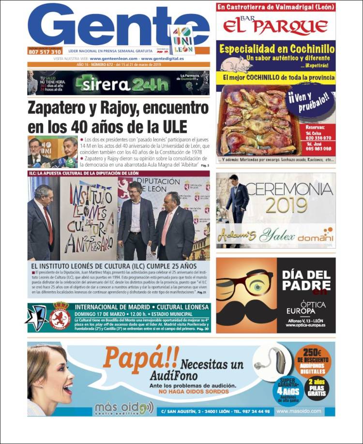 Portada de Gente en León (Espa&ntilde;a)