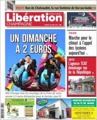 Portada de Libération Champagne (Francia)