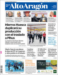 Portada de Diario del AltoAragón (España)