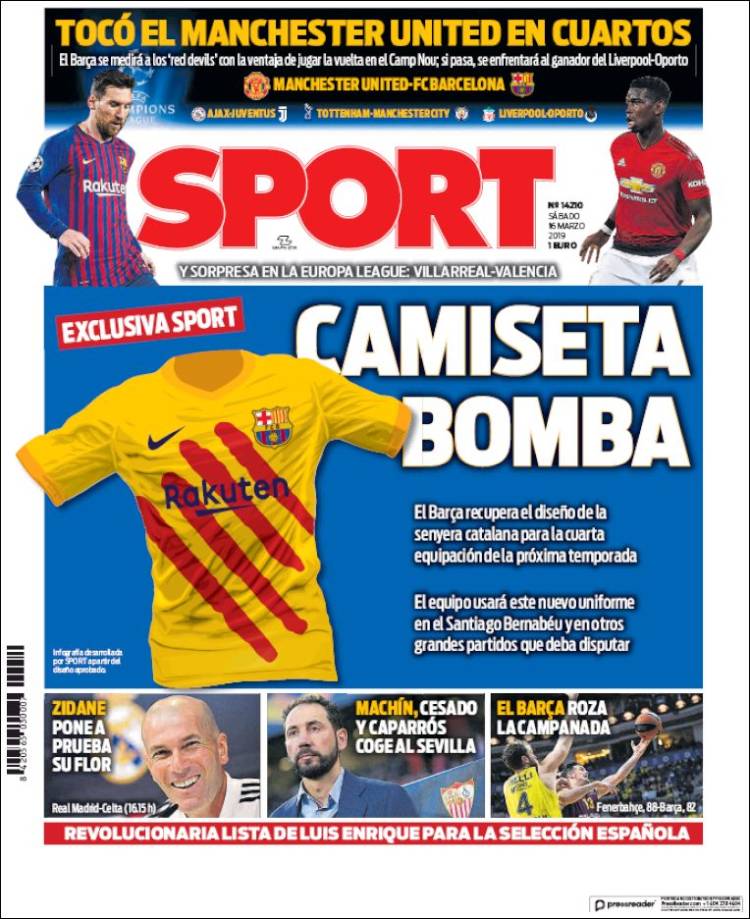 Portada de Sport (España)