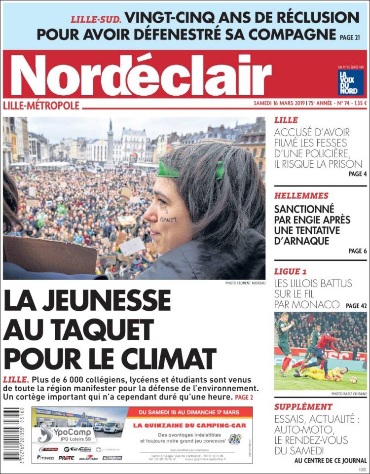 Portada de Nord Éclair (Francia)