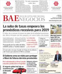 Portada de Buenos Aires Económico (Argentina)