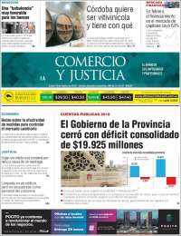 Portada de Comercio y Justicia (Argentina)