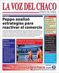 Portada de La Voz del Chaco (Argentina)