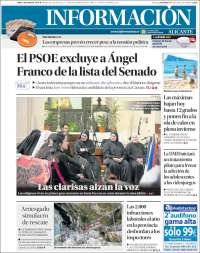 Portada de Diario Información (España)