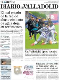 Portada de Diario de Valladolid (España)