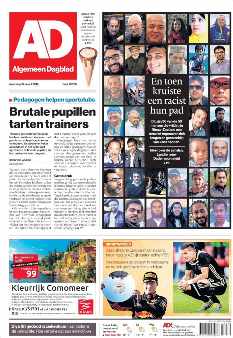 Portada de AD (Pa&iacute;ses Bajos)