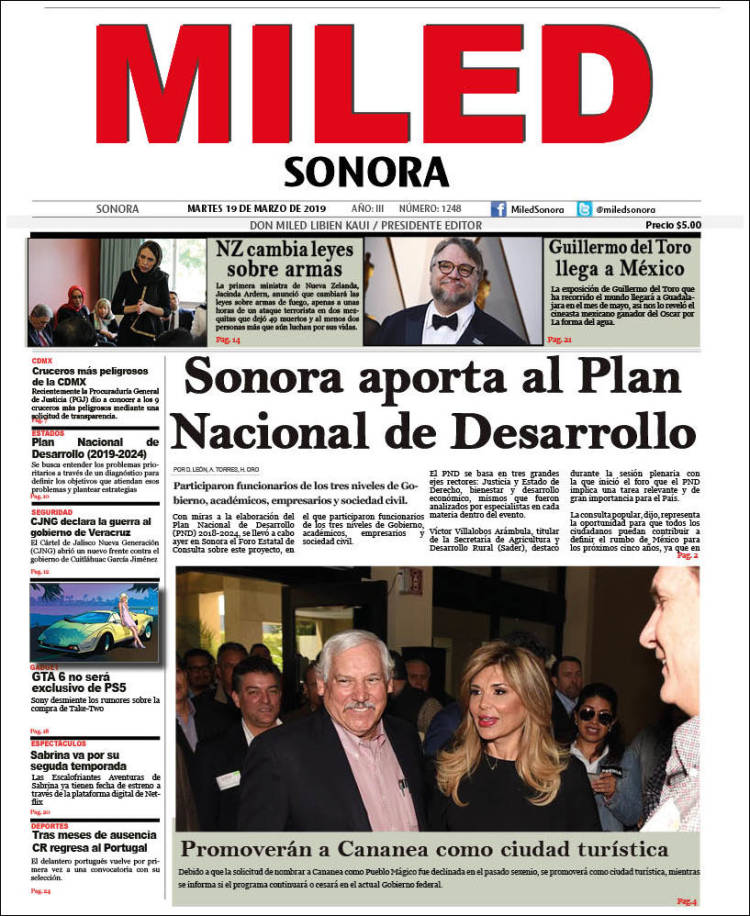 Portada de Miled - Sonora (M&eacute;xico)