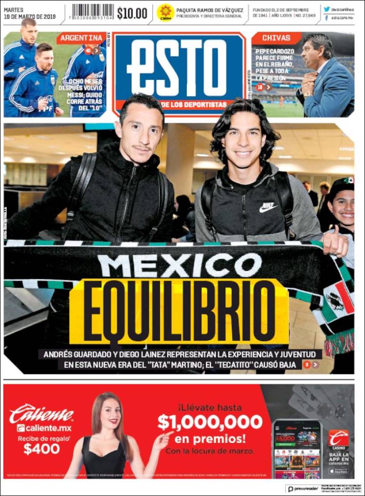 Portada de Esto (México)