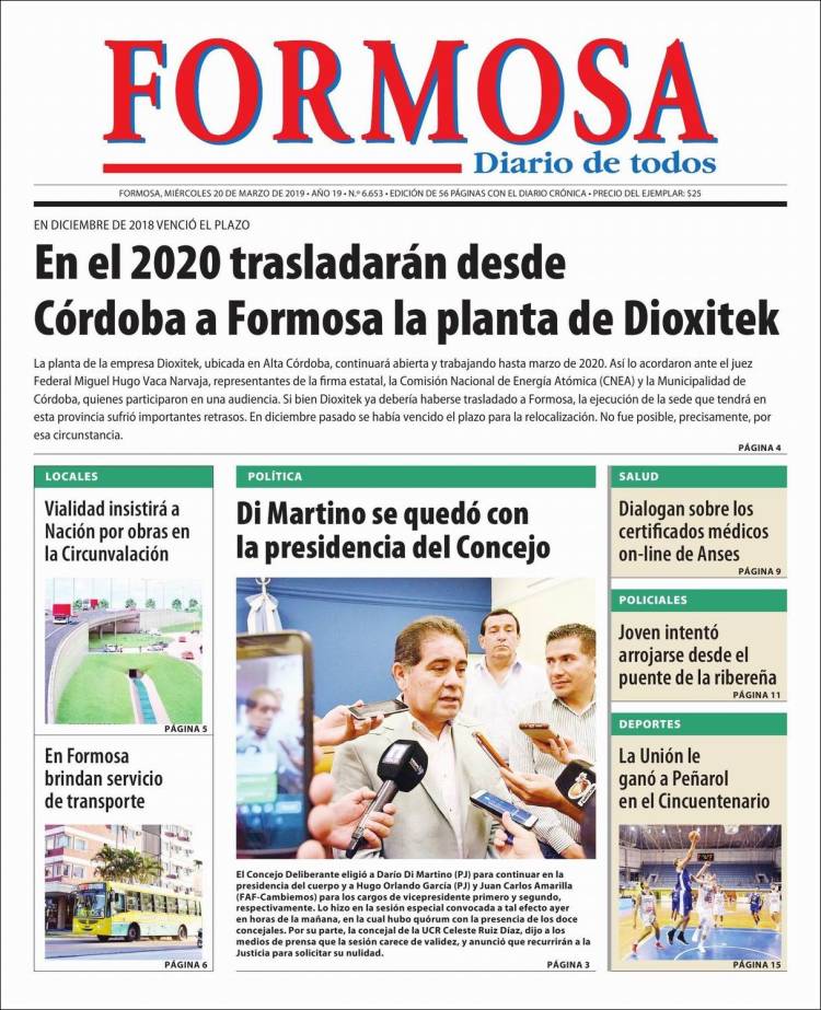 Portada de Formosa (Argentina)