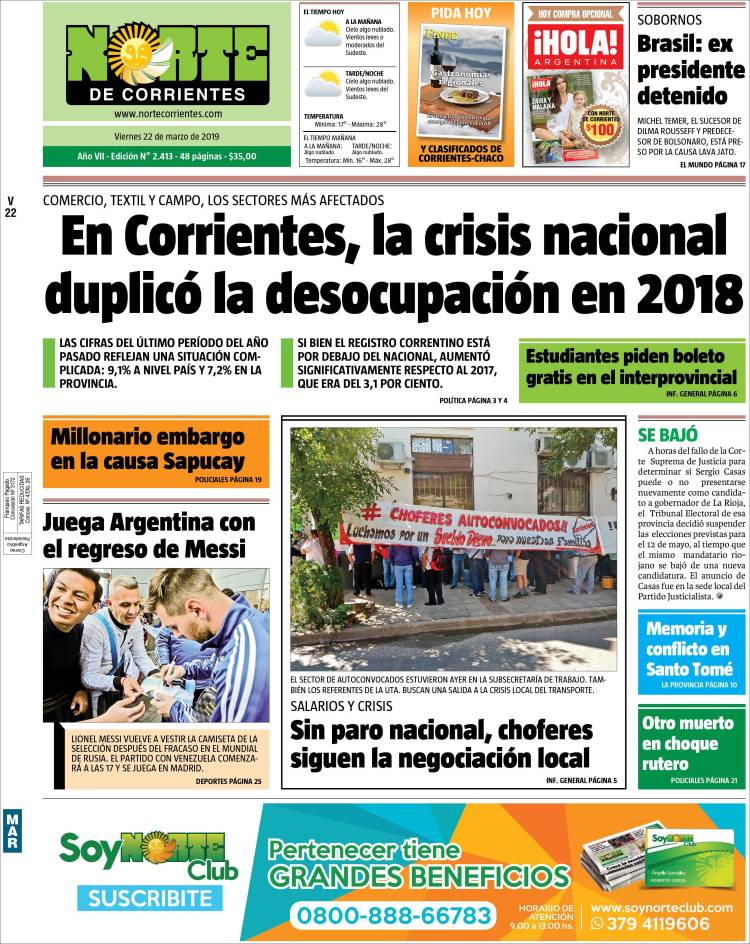 Portada de Norte Corrientes (Argentina)