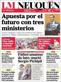 Portada de La Mañanade Neuquén (Argentina)