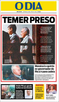 Portada de O Dia (Brasil)
