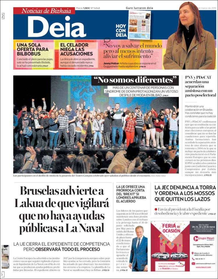 Portada de Deia (España)