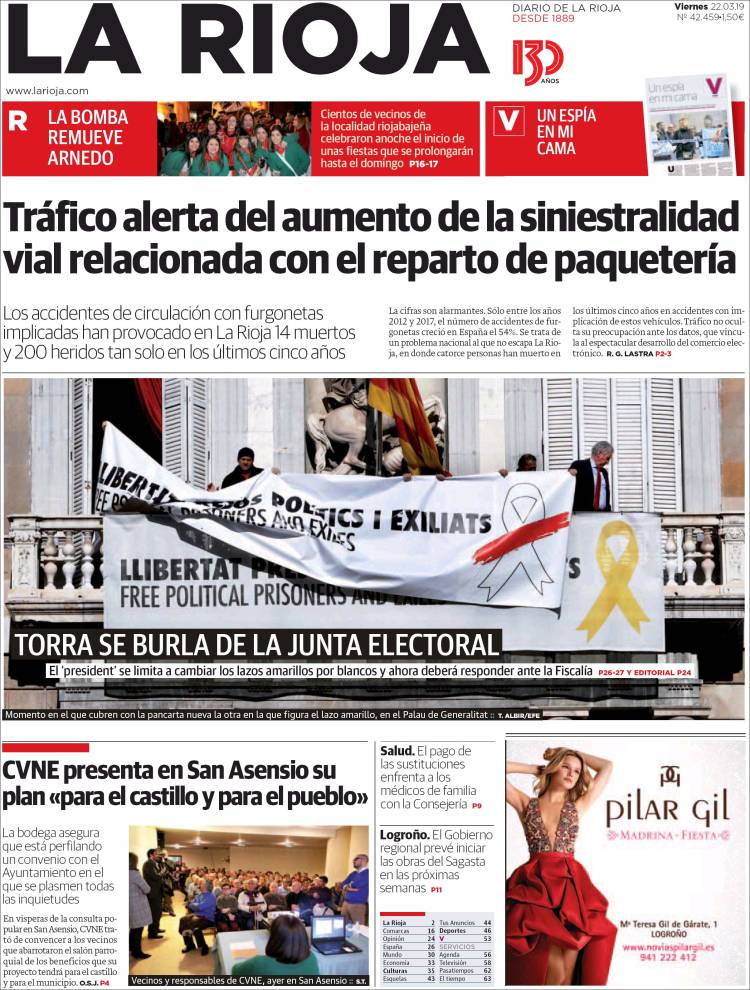 Portada de La Rioja (España)