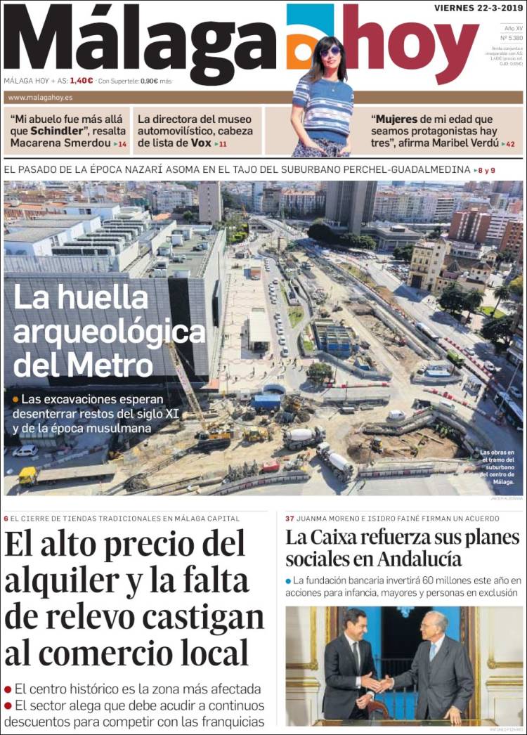 Portada de Málaga Hoy (España)