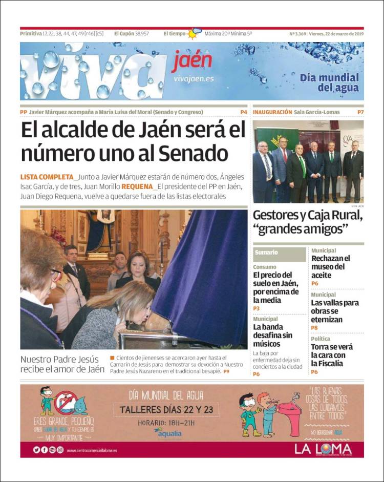 Portada de Viva Jaén (España)