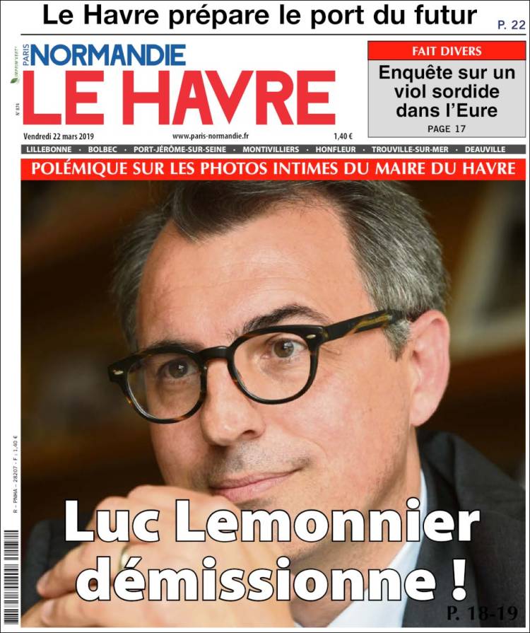 Portada de Le Havre Libre (Francia)