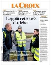 Portada de La Croix (Francia)